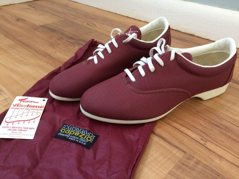 white capezio shoes 80s