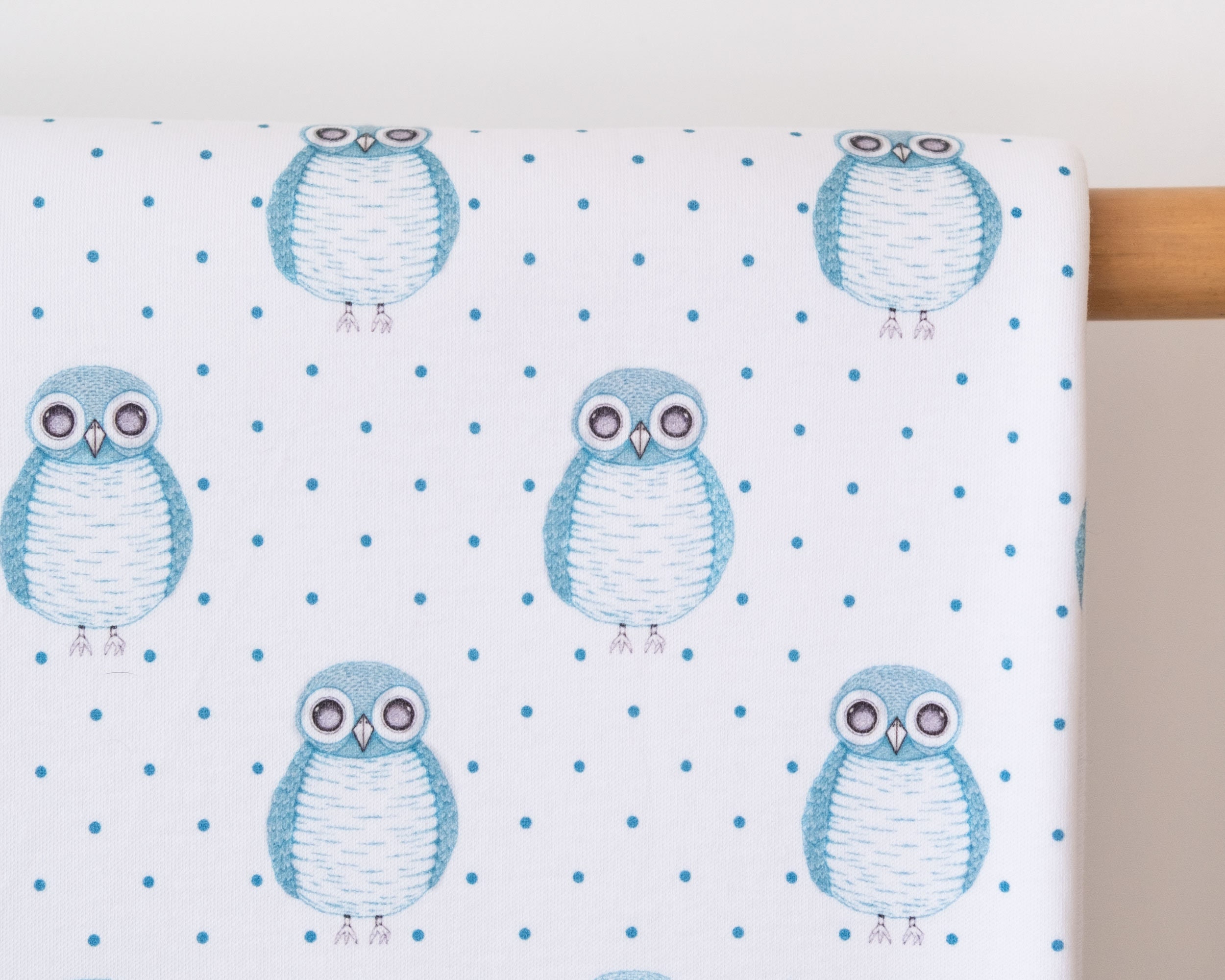 Owls Owl blanket Animal baby blanket Blue baby blanket Etsy