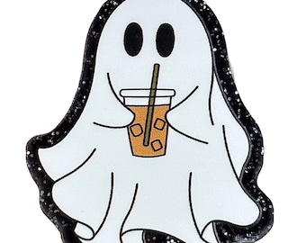 Halloween acrylic resins  - Ghost - Embellishement - Embellishment - 4 Pieces