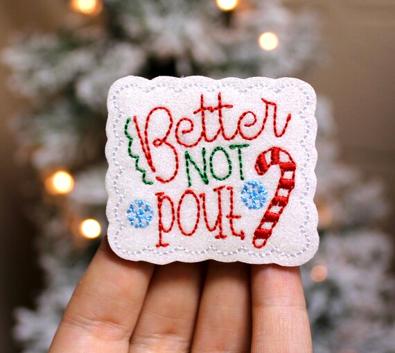 Better Not Pout Christmas Card 