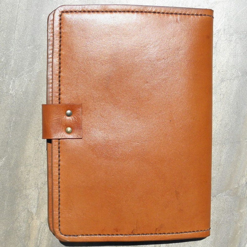 Mini Legal Pad Personalized Handmade Leather Cover with Turn Etsy