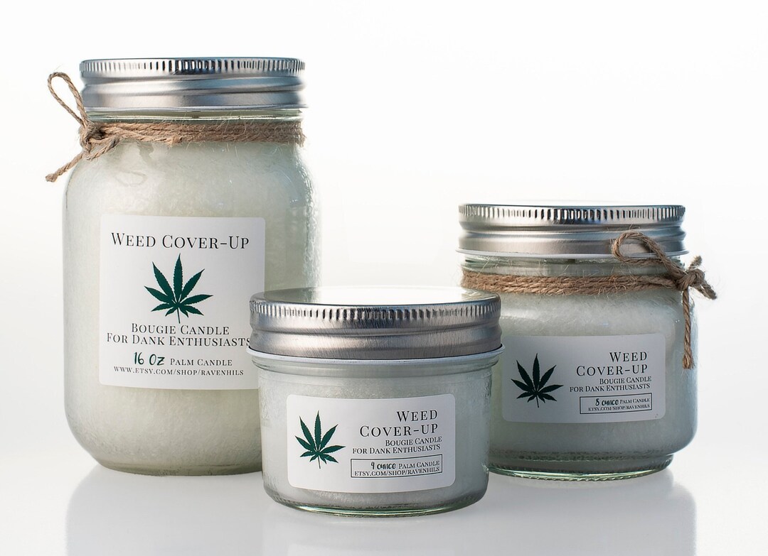 Weed Cover Up, Bougie Candle for Dank Enthusiasts Funny Gift, Funny