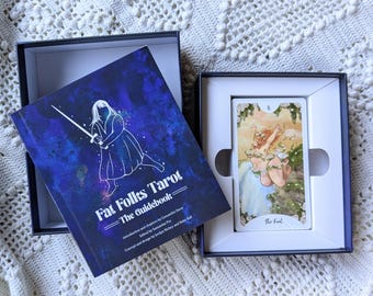 Fat Folks Tarot 2nd Edition Deck, Silver Foil Edges, Guidebook (US Only) Final Printing