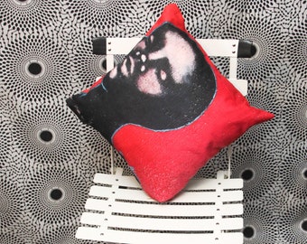 Noir Art Cushion by Tarra Louis-Charles