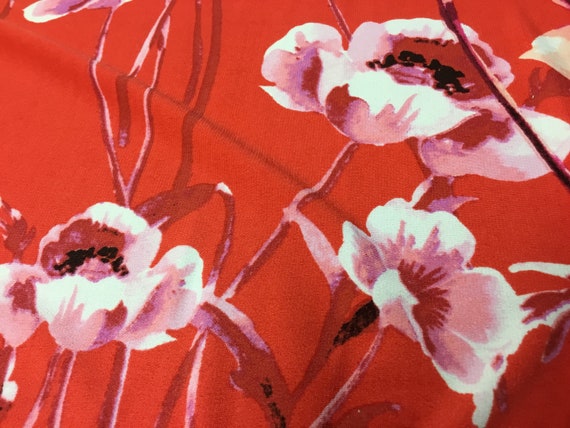 Stretch Polyester Knit Double Border Print