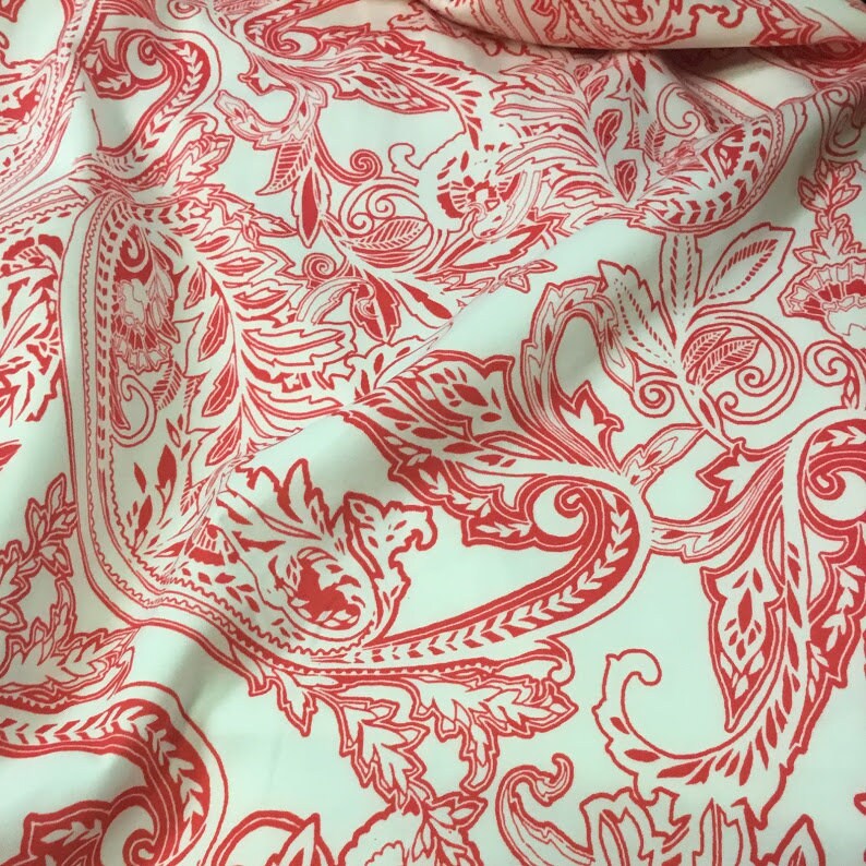 white scuba knit fabric