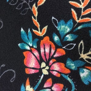 Georgette multi-colored floral Print - Georgette Fabric by the Yard, Yardage, Dress, Shirts, Skirts