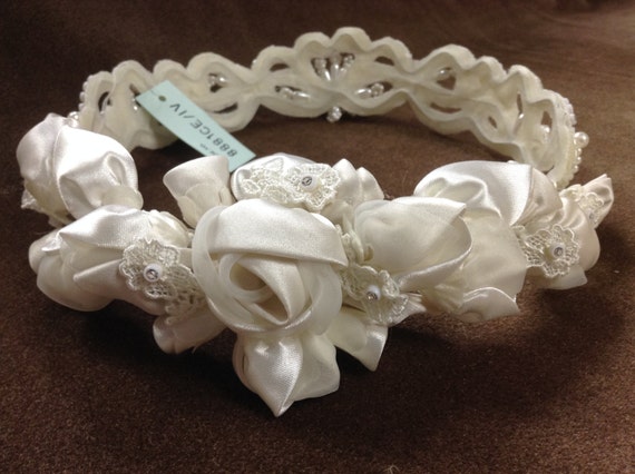 White Bridal Headband