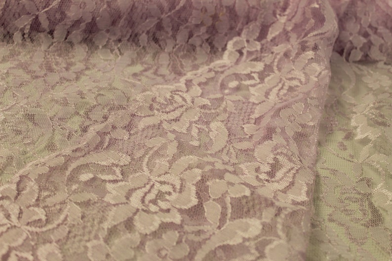 LT Pink floral Lace Print