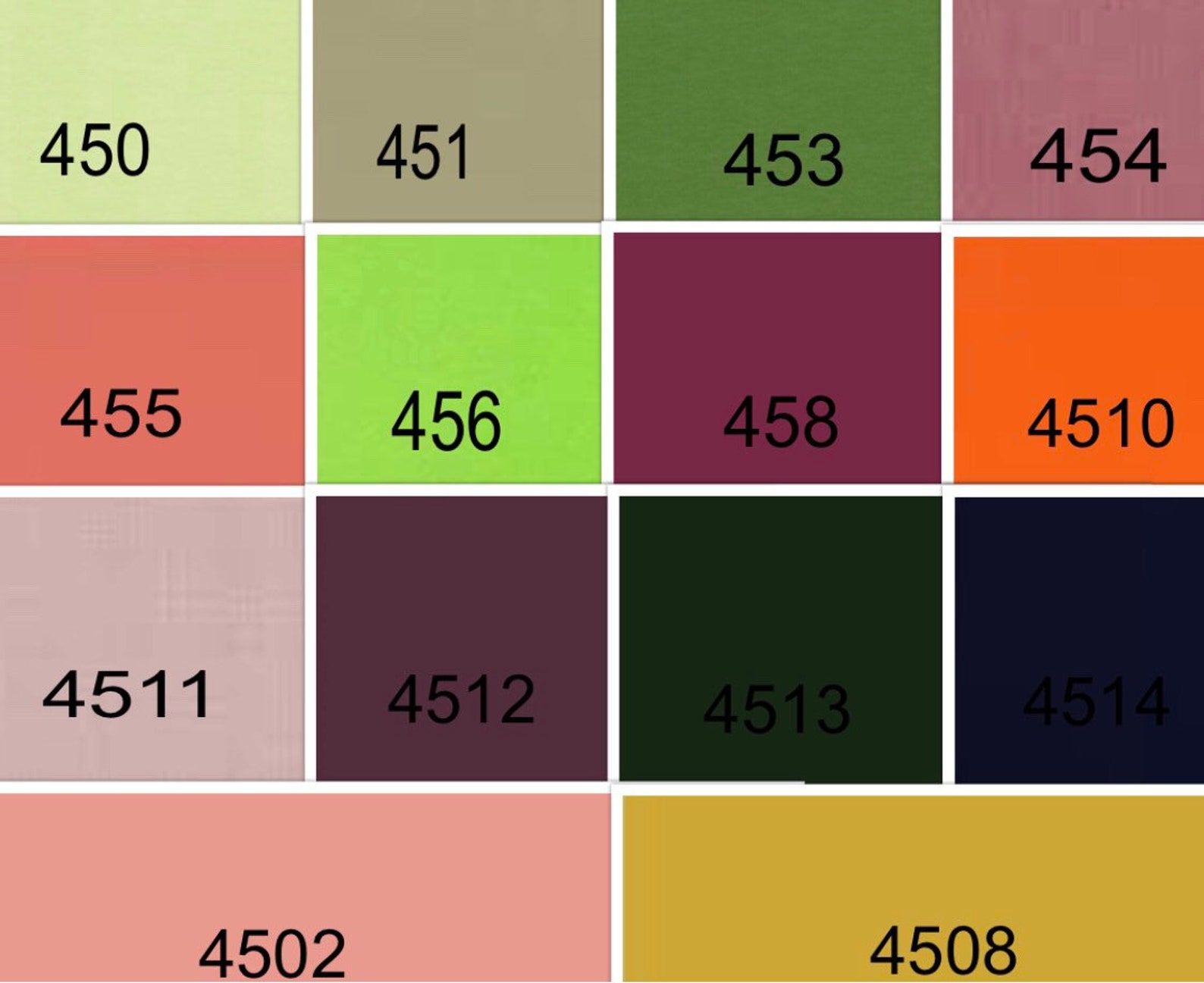 Broadcloth Cottonpolyester Blend Fabric Solids Great for Mask Etsy