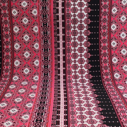 ITY 5 YDS Lot Raised Texture shops Paisley Print