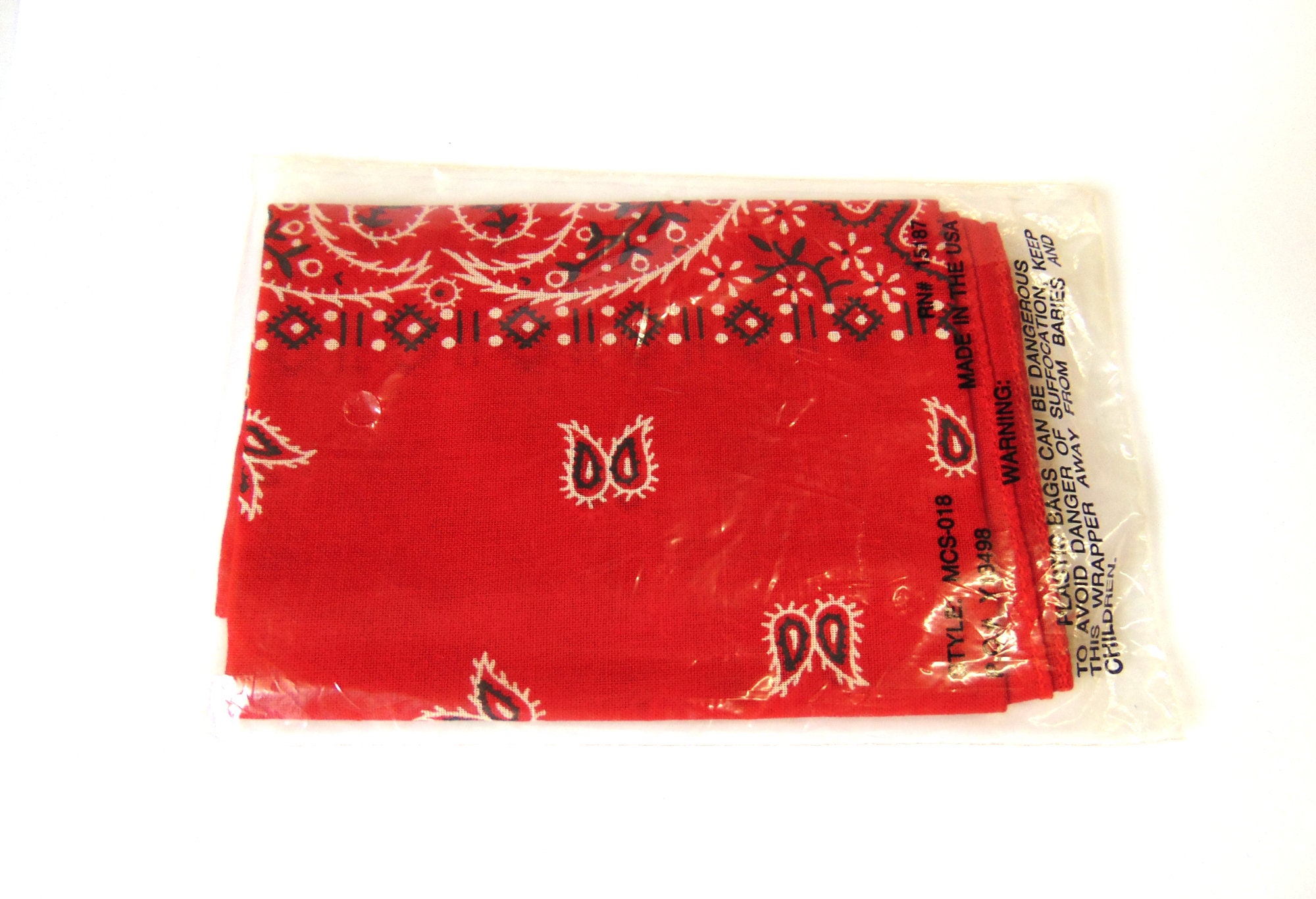 Foulard imprimé bandana Rouge Wild - Femme