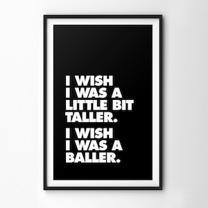 SKEE-LO 'I Wish' Lyrics  **Printable**  Rap Hip-Hop Lyric Typography Print - 8x10 11x14 12x18 16x20 20x30 JPEGs ALL Sizes Included