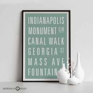 PRINTABLE Personalized Subway Style Modern Art Print • Customize your own list! 8.5x11, 11x14, 12x18, 16x20, 18x24, 20x30, 24x36 & more!