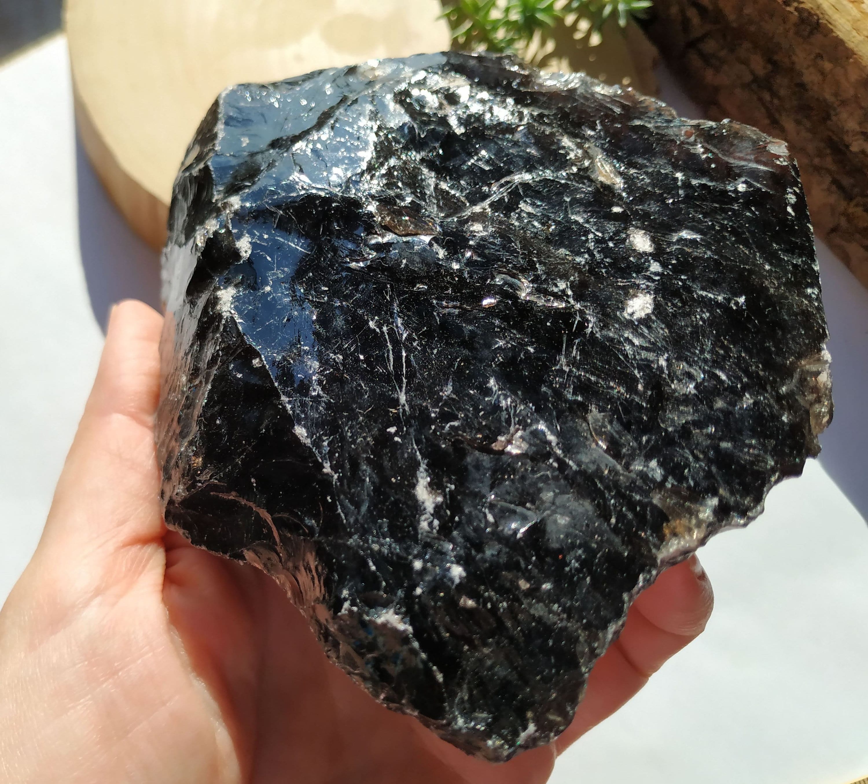 Black quartz crystal Black quartz stone Raw black quartz Etsy