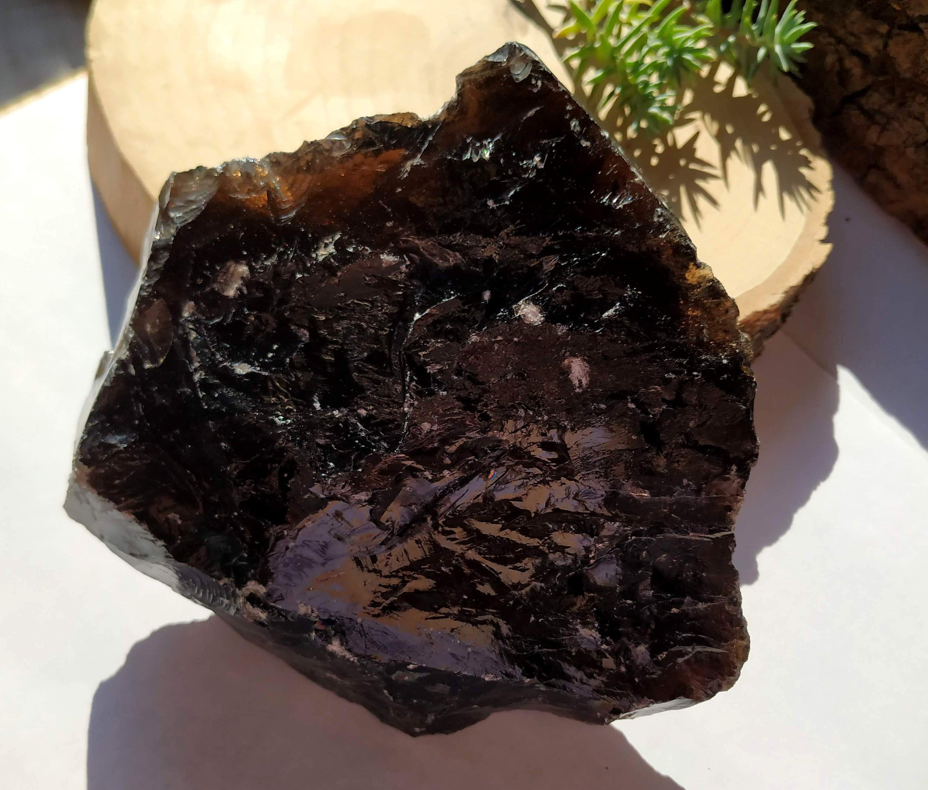 Black quartz crystal Black quartz stone Raw black quartz Etsy