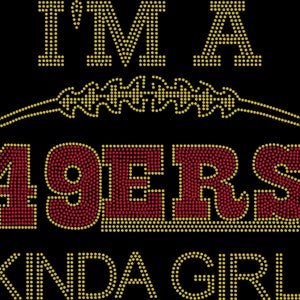 49ers Girl Badge Reels – The Bling and Glitter Bar