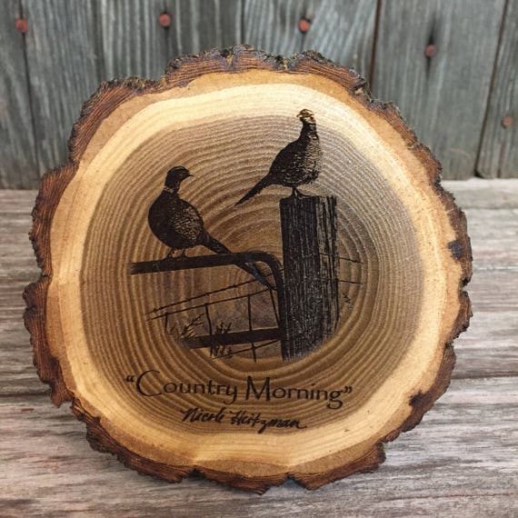 bear,Lodge Cabin Woodland South Dakota 4 Wildlife coasters Elk