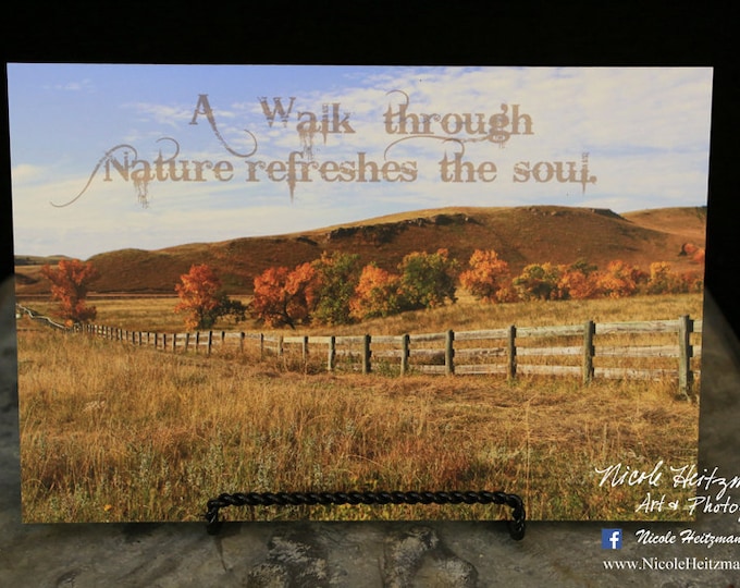 Custer State Park Photo Fall Photo Fall Photography Black Hills Nature quote Nature saying Nature print Autumn Photo by Nicole Heitzman