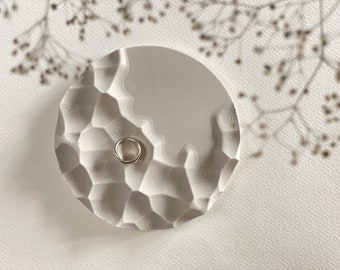 Concrete Jewelry Tray: Mountain Style Ring Dish, Nordic Decor