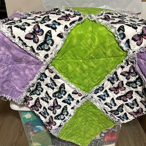 Butterfly Rag Quilt