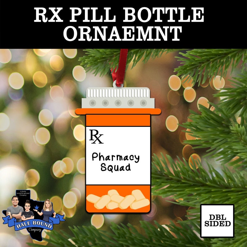 Christmas Pills Rx Etsy