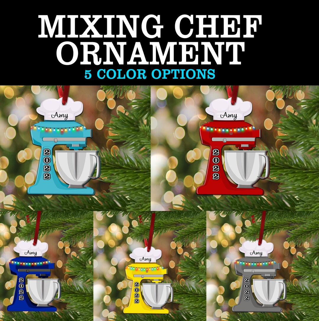 Personalized Baker Christmas Ornament, Personalized Name Baker Gifts