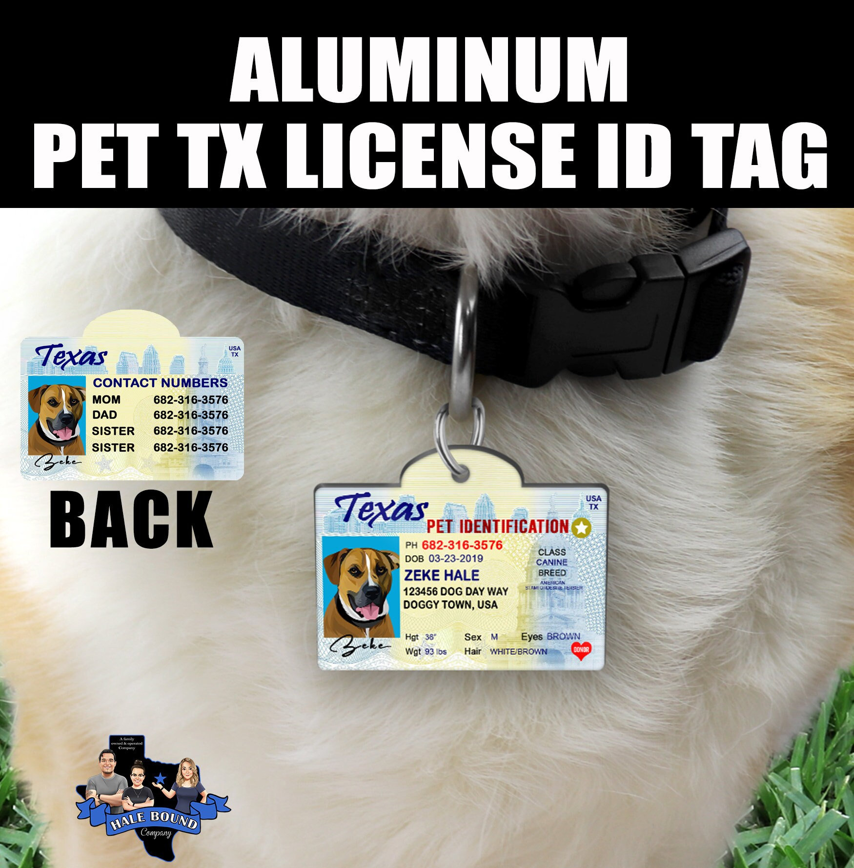 Pet drivers license tag 2025