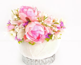 Nylon Baby Headband, Flower Crown, Toddler Flower Headband, Baby Flower Crown, Bridal Flower Crown, Flower Girl Crown, Floral Crown, Toddler
