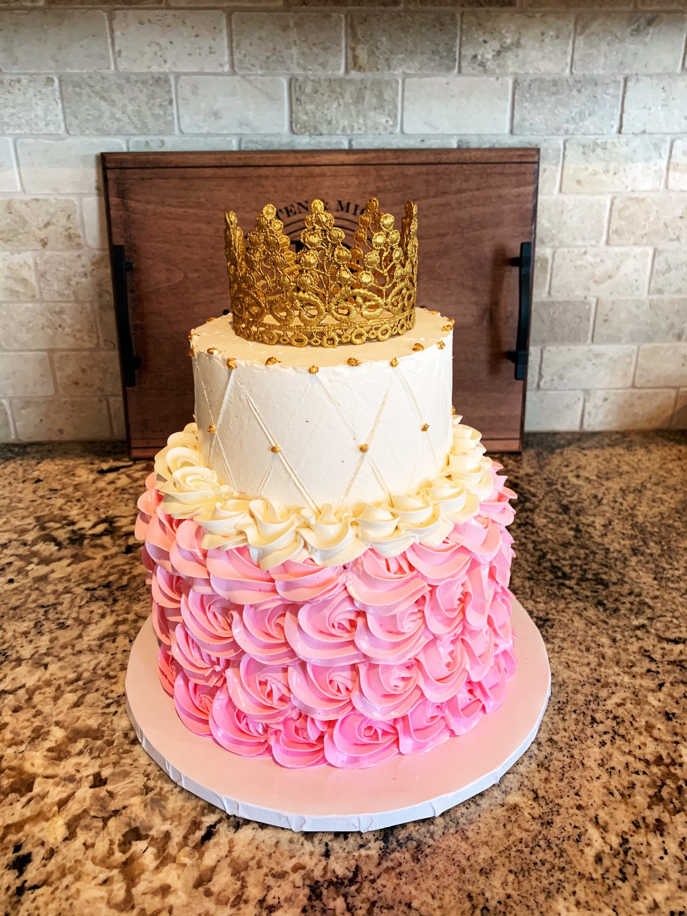 Crown Cake Topper Princess Party Gold Crown Tiara - Etsy