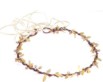 Greek Crown, Roman Laurel, Mardi Gras Wreath, Gift, Gold Leaf Laurel, Gold Crown, Toga Crown, Grecian Goddess, Greek Goddess, Leaf Headband