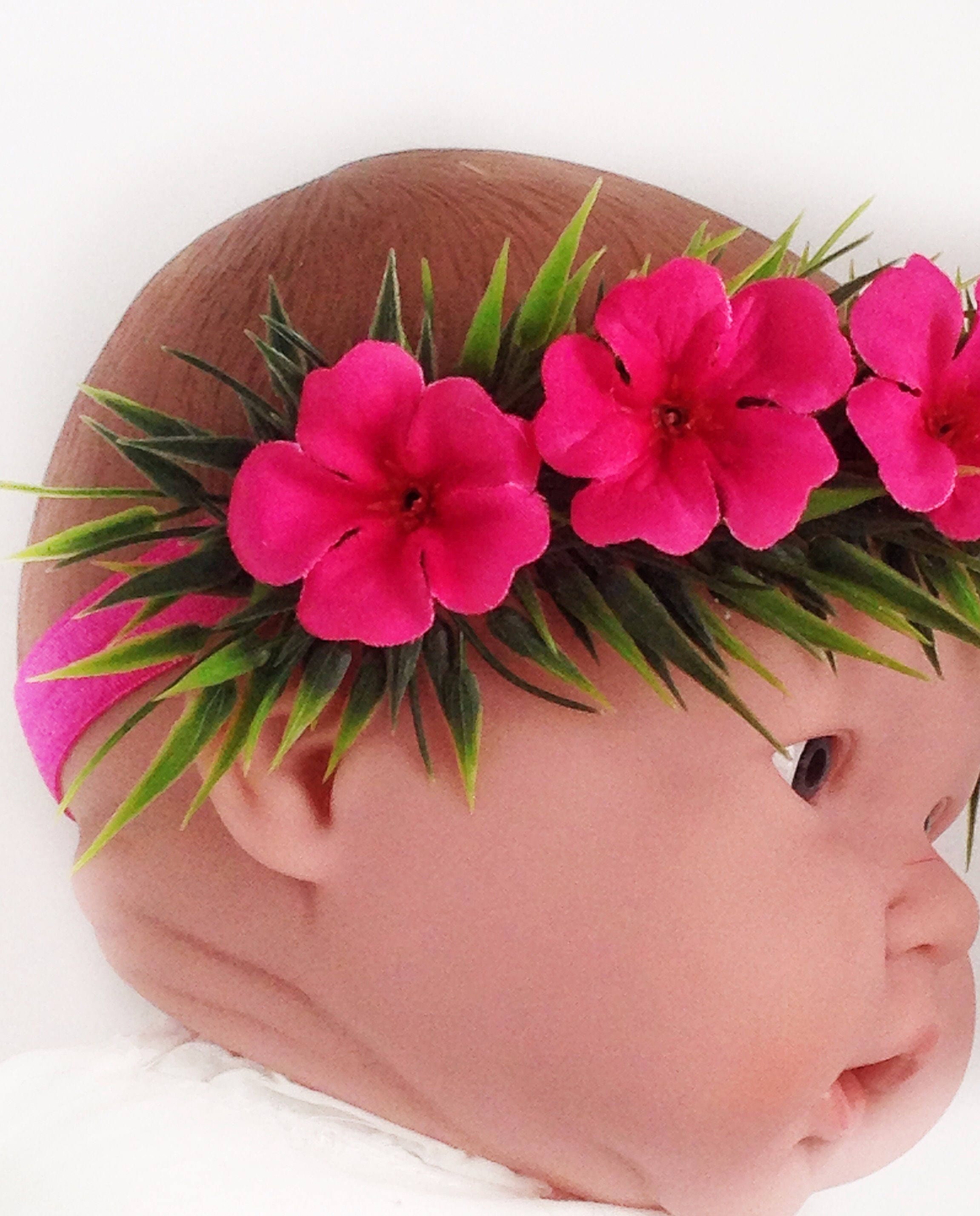 Crochet Baby Moana Set Shirt Tank Headband Flower Flower Headpiece