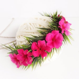 Infant Moana Headband, Baby Moana Flower Crown, Haku Lei, Baby Flower Crown, Hawaiian Crown, Island Princess, Moana Crown, Birthday Crown