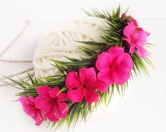 Infant Moana Headband, Baby Moana Flower Crown, Haku Lei, Baby Flower Crown, Hawaiian Crown, Island Princess, Moana Crown, Birthday Crown