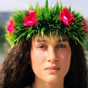 Moana Blumenkrone, Haku Lei, Moana Haarband, Cosplay Krone, Hawaiische Krone, Island Princess, Moana Krone, Blumenkrone