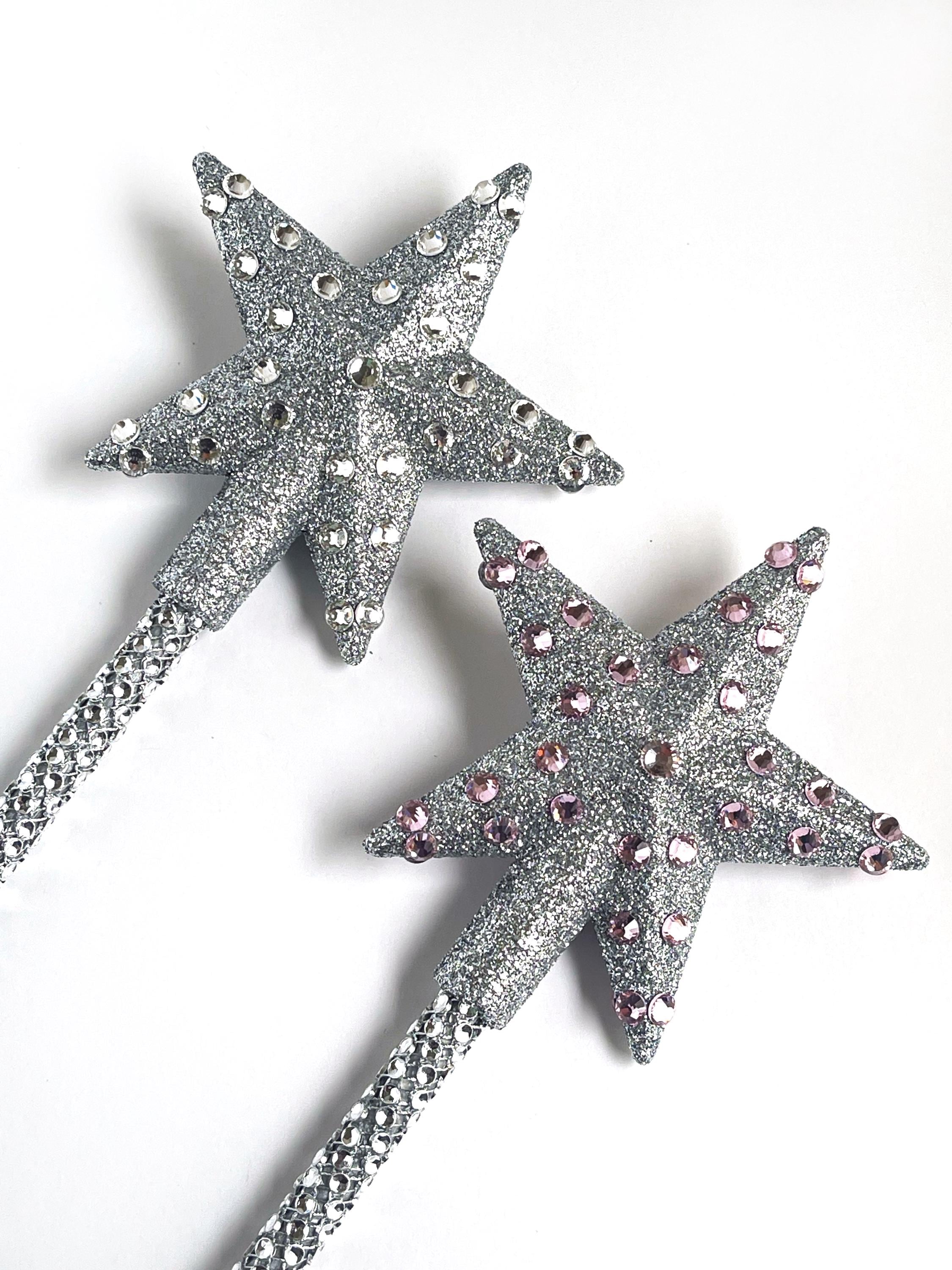 37" Glinda the Good Witch Star Wand, As Seen on The Drew Barrymore Show, Magic Wand, Glinda Wand, Cosplay, Princess, Glitter, Scepter, Gift