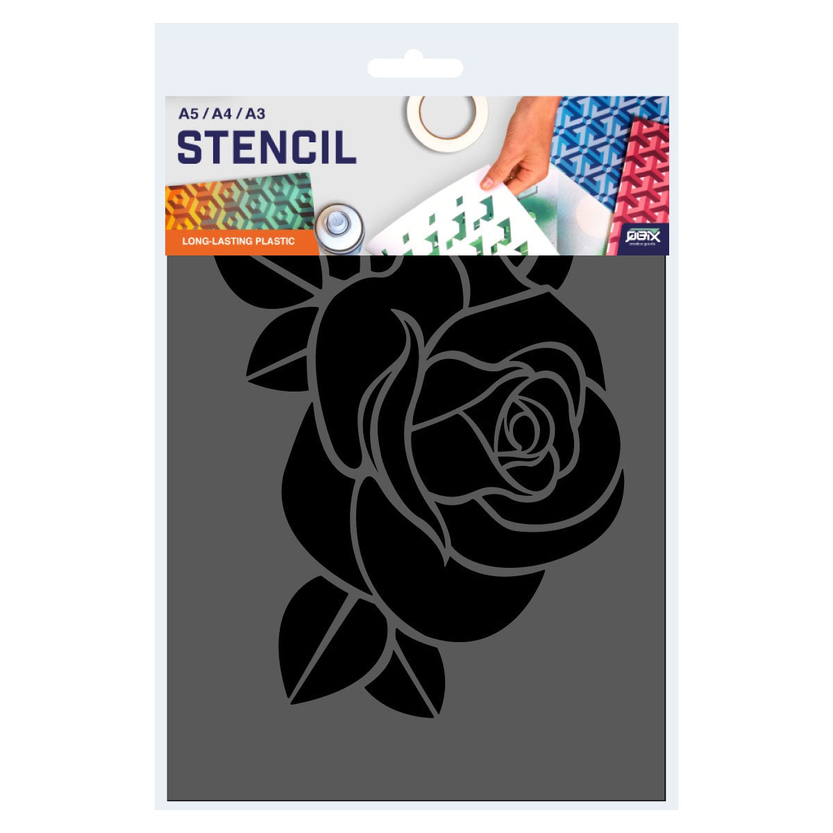 9pcs Rose Flower Stencils 6inch Reusable Rose Stencils For Painting On Wood  Canvas Wall Furniture Floral Stencil Border Flowers Templates For Crafts D