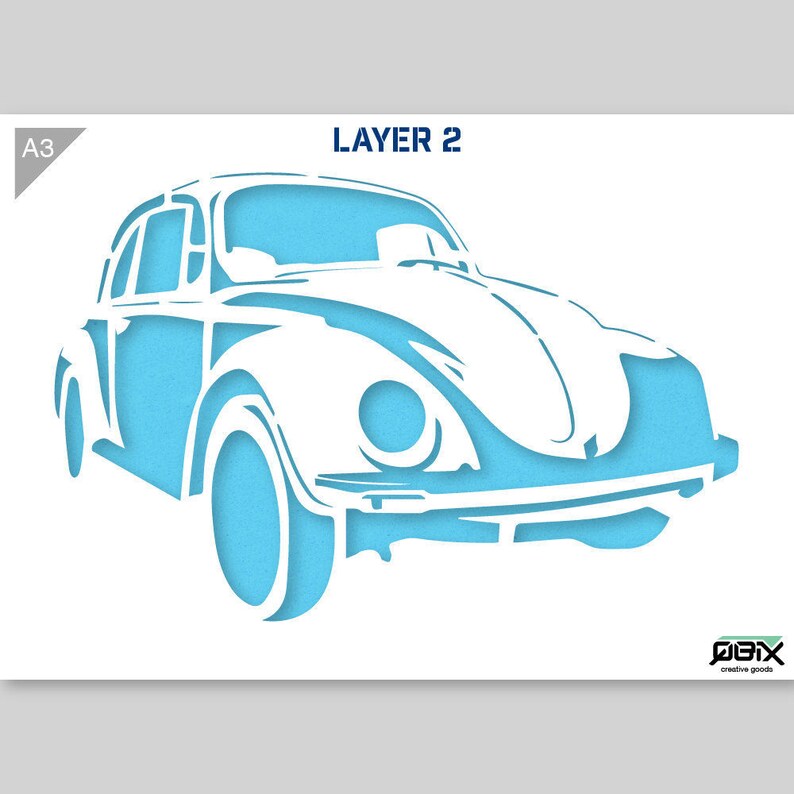 VW Beetle Stencil Car Stencil VW Bug Stencil 2 Layers A3 Etsy vw-beetle-stencil-car-stencil-vw-bug-stencil-2-layers-a3-etsy