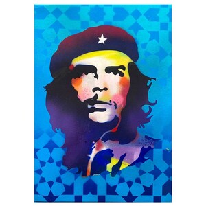 Che Guevara Stencil 2 Layers A3 Size Stencil Reusable stencil, for painting, airbrush, cakes, crafts, wall, furniture stencil image 5