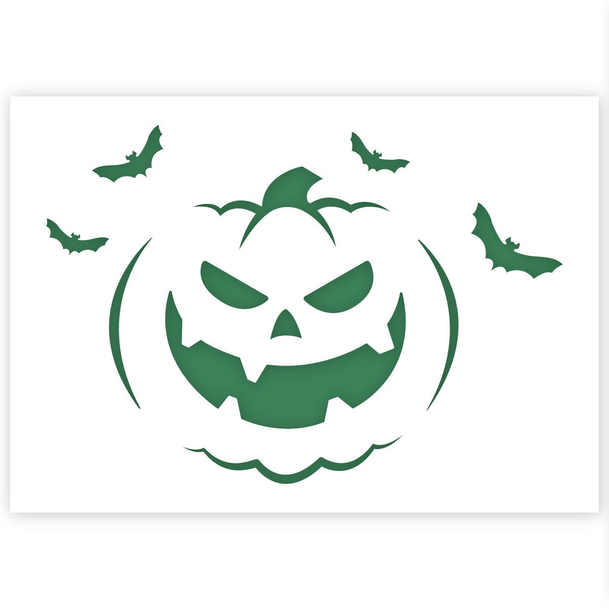 Heath Ledger Joker Pumpkin Stencil
