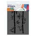 Bamboo Stencil - Bamboo Branch Stencil - Bamboo Leaves Stencil - A3 Reusable, Kids Friendly for ...