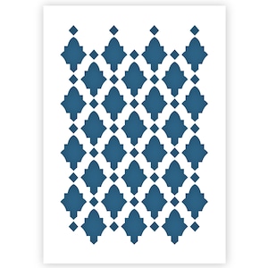Stencil per piastrelle - Modello per piastrelle - Formato A3 - Riutilizzabile, adatto ai bambini per la pittura, l'artigianato, la parete, lo stencil per mobili