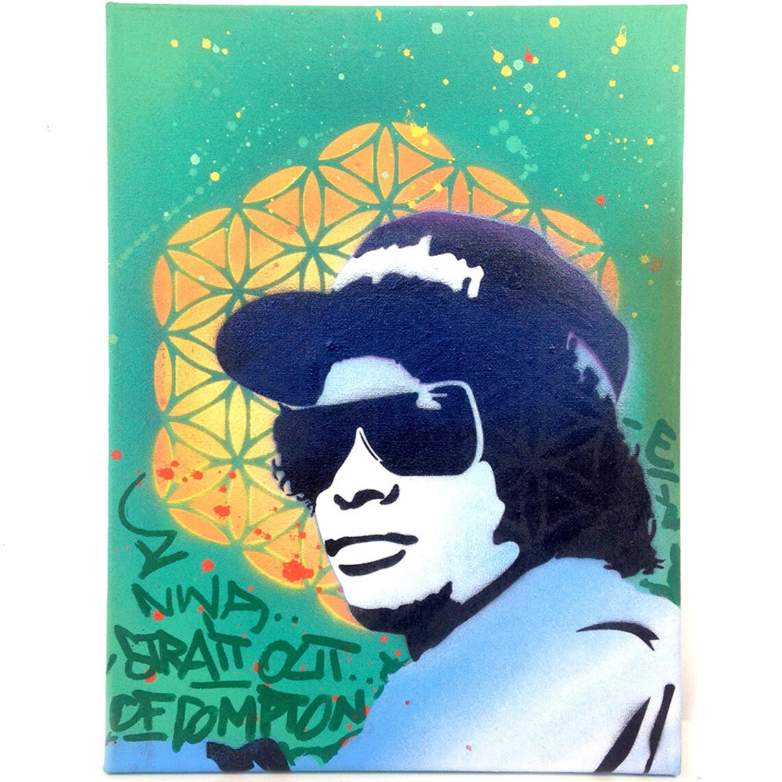 Eazy e Stencil N W A Stencil 2 Layers A3 Size Stencil Etsy