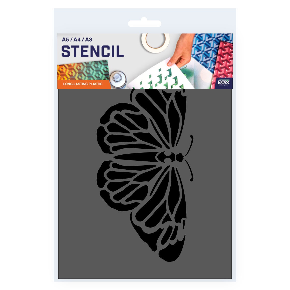 Monarch Butterfly Stencil, Clay Stencil 