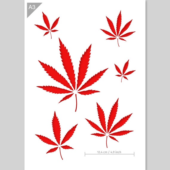 Cannabis Stencil Weed Stencil Hemp Stencil A3 Size - Etsy