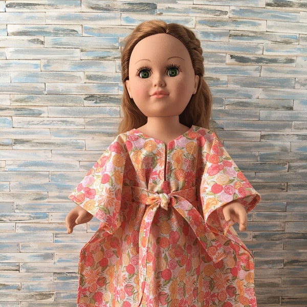 Doll Caftan for 18"Doll Pattern - PDF