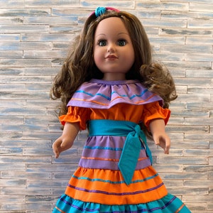 18&quot; Doll Fiesta Dress - Pattern PDF