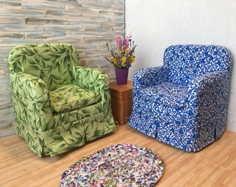 american girl chair and ottoman