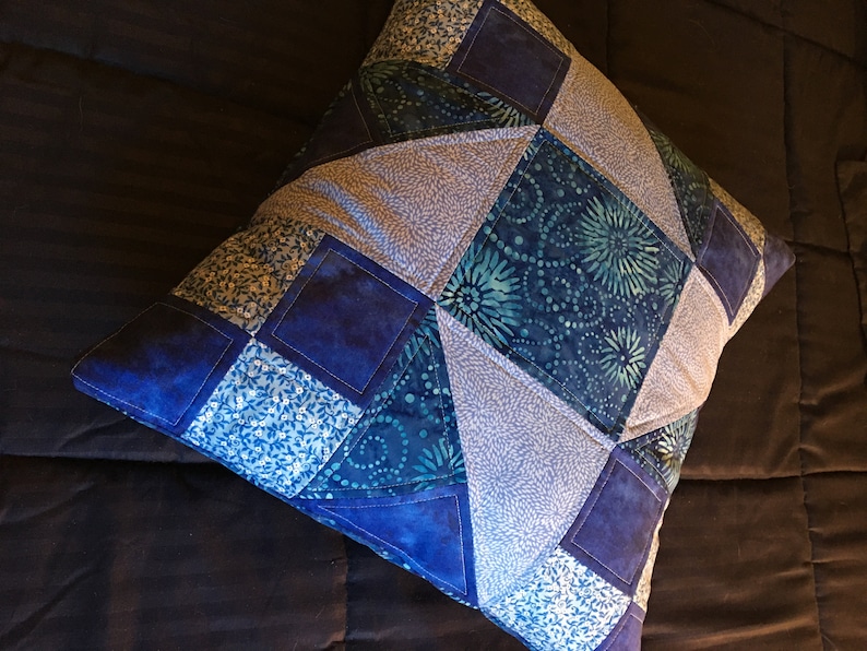 Quilted Throw Pillow Pattern PDF Etsy
