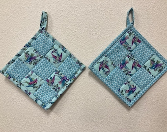 Quilted Pot holders - Pattern PDF